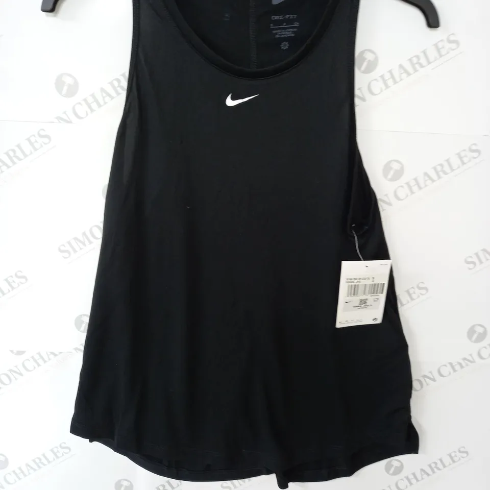 NIKE DRI-FIT WOMENS BLACK SPORTS VEST - S