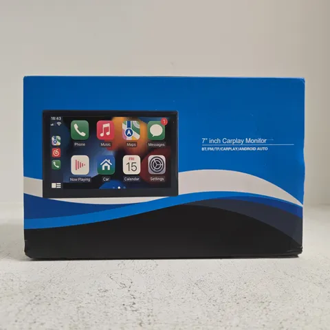 BOXED UNBRANDED 7-INCH CARPLAY MONITOR WITH ANDROID AUTO