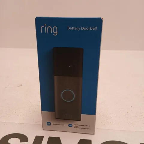 RING BATTERY DOORBELL – BOXED