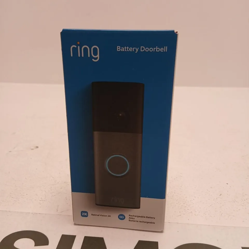 RING BATTERY DOORBELL – BOXED