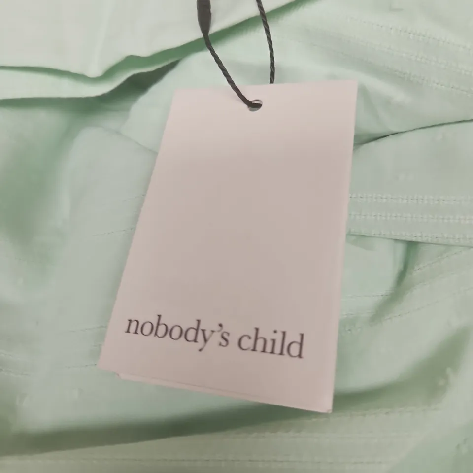 NOBODY'S CHILD SLEEVELESS MINT GREEN MIDI DRESS – UK 8 