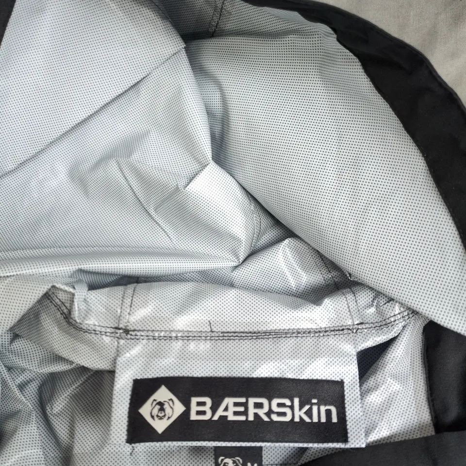 BAERSKIN RAIN JACKET – , BLACK, SIZE M