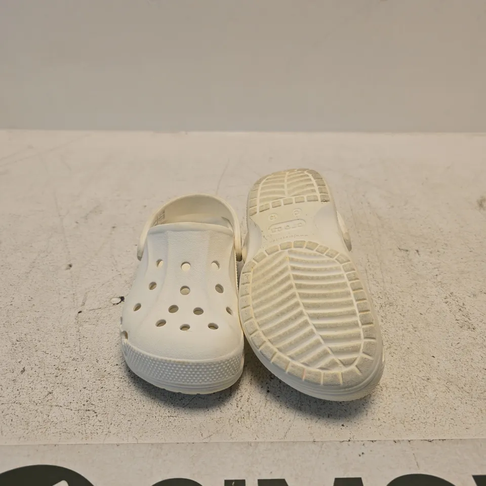 CROCS KIDS' WHITE CLOGS – UK SIZE CHILDREN'S 13