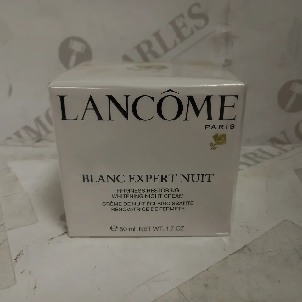 LANCOME BLANC EXPERT NUIT FIRMNESS RESTORING WHITENING NIGHT CREAM 50ML