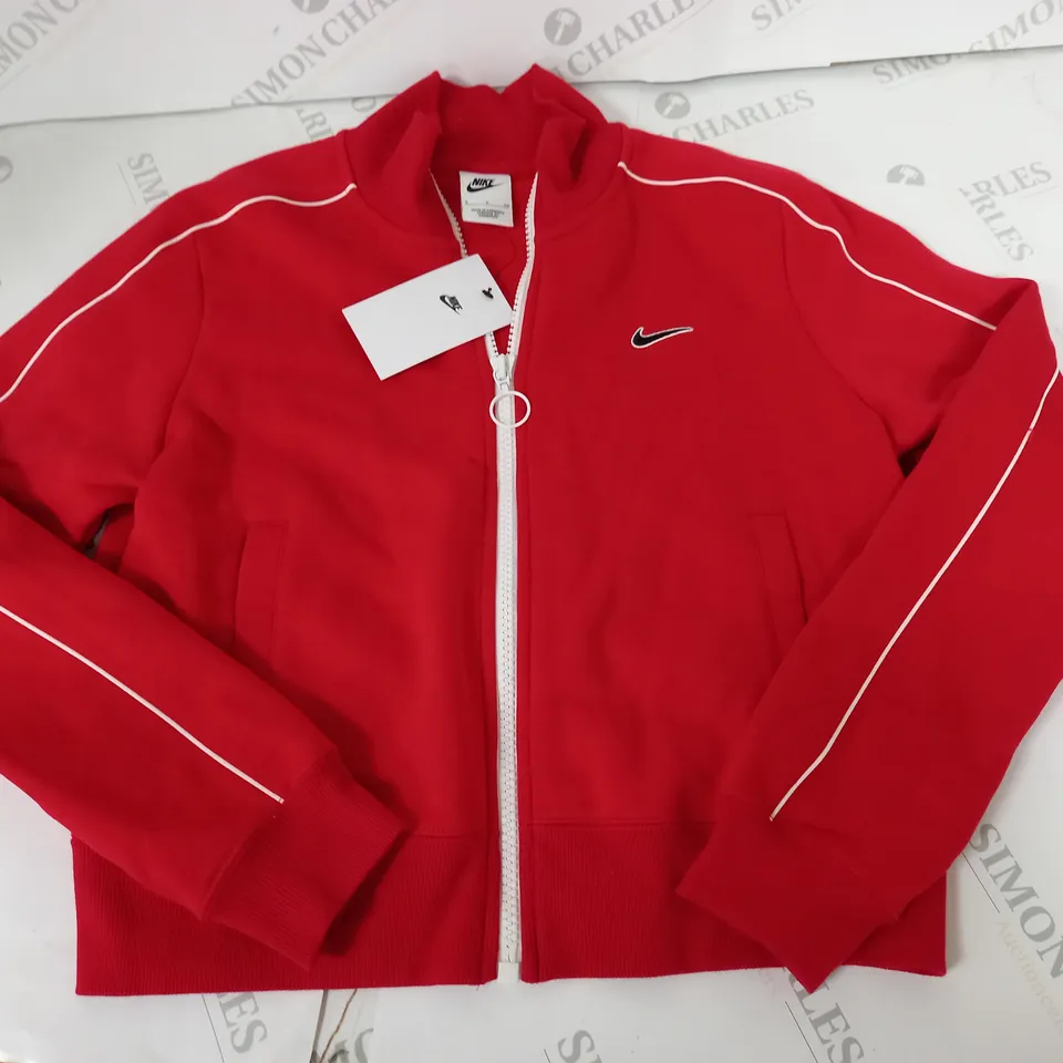 NIKE ZIP THROUGH WOMENS RED JACKET S/P