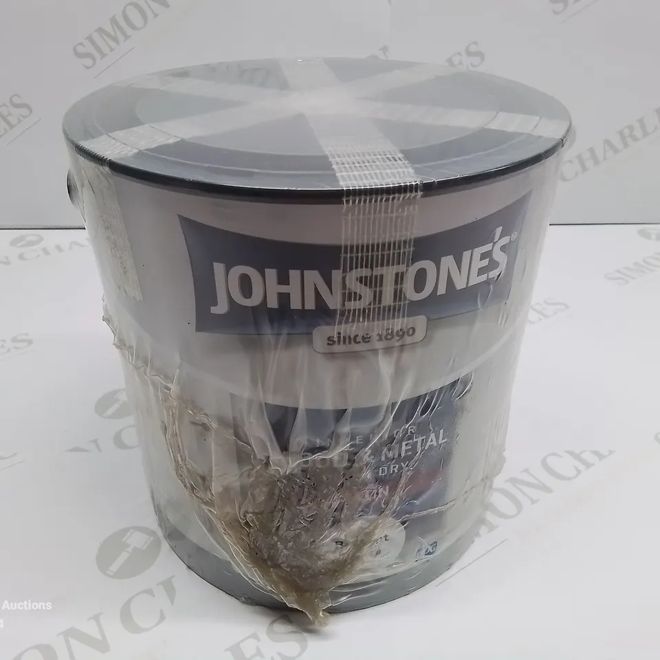 BRAND NEW JOHNSTONES IN5ERIOR WOOD & METAL SATIN PAINT - BRILLIANT WHITE 2.5L - COLLECTION ONLY