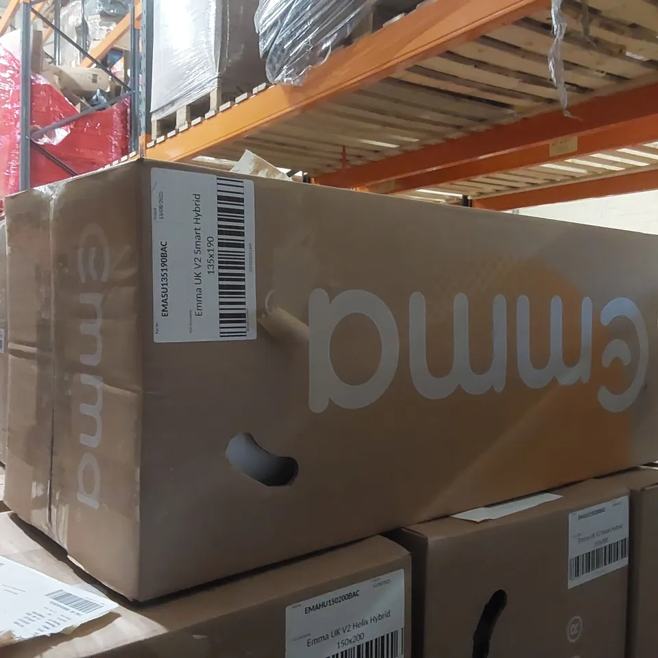 BRAND NEW BOXED EMMA UK V2 SMART HYBRID 135 x 190CM DOUBLE MATTRESS 