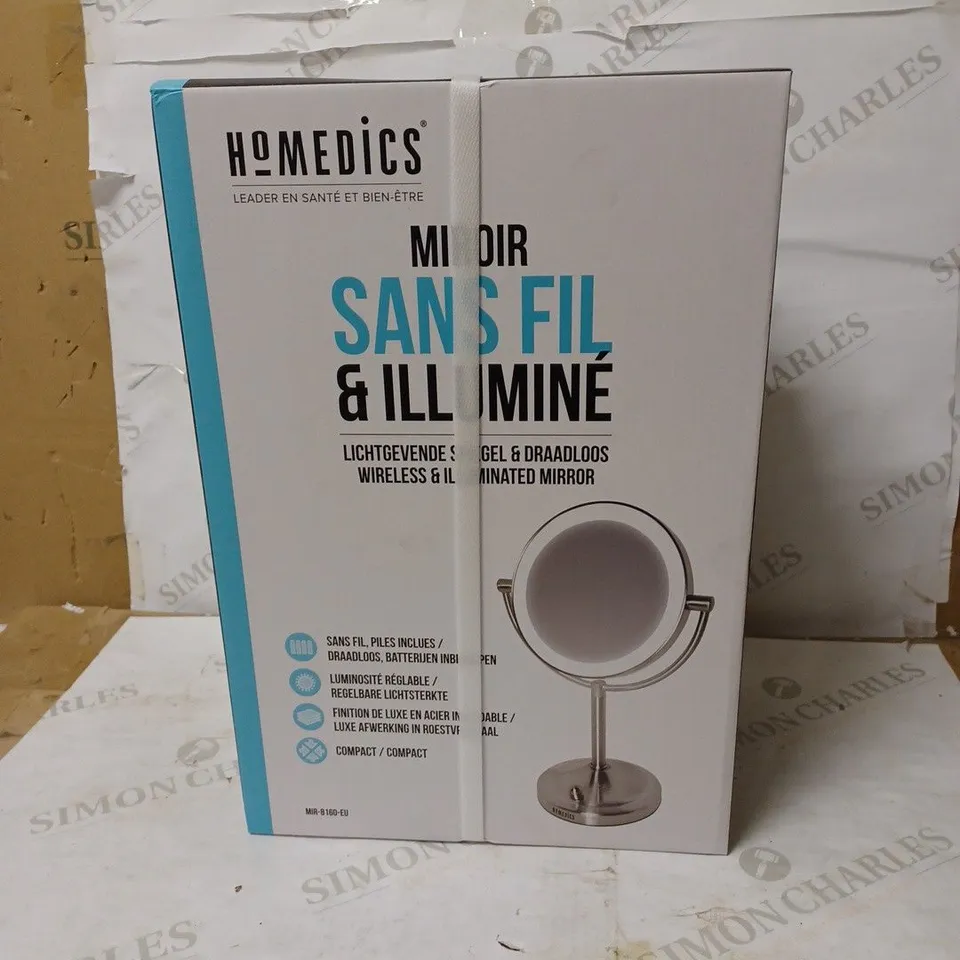 BOXED HOMEDICS SPA DOUBLE SIDED MIRROR