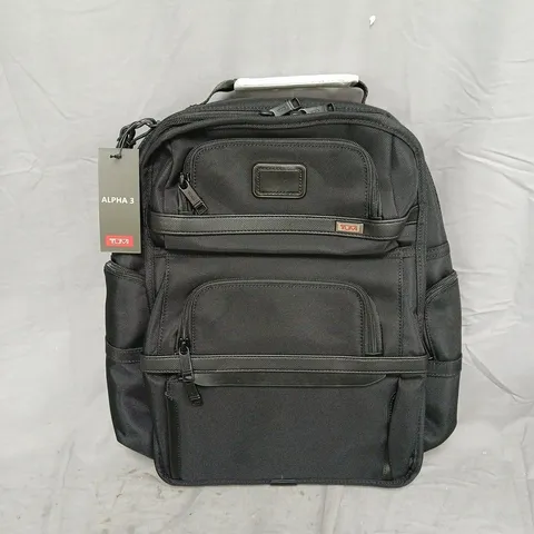 TUMI ALPHA 3 BACKPACK IN BLACK