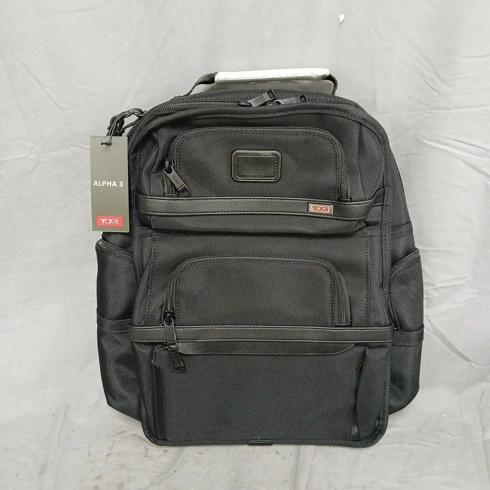 TUMI ALPHA 3 BACKPACK IN BLACK