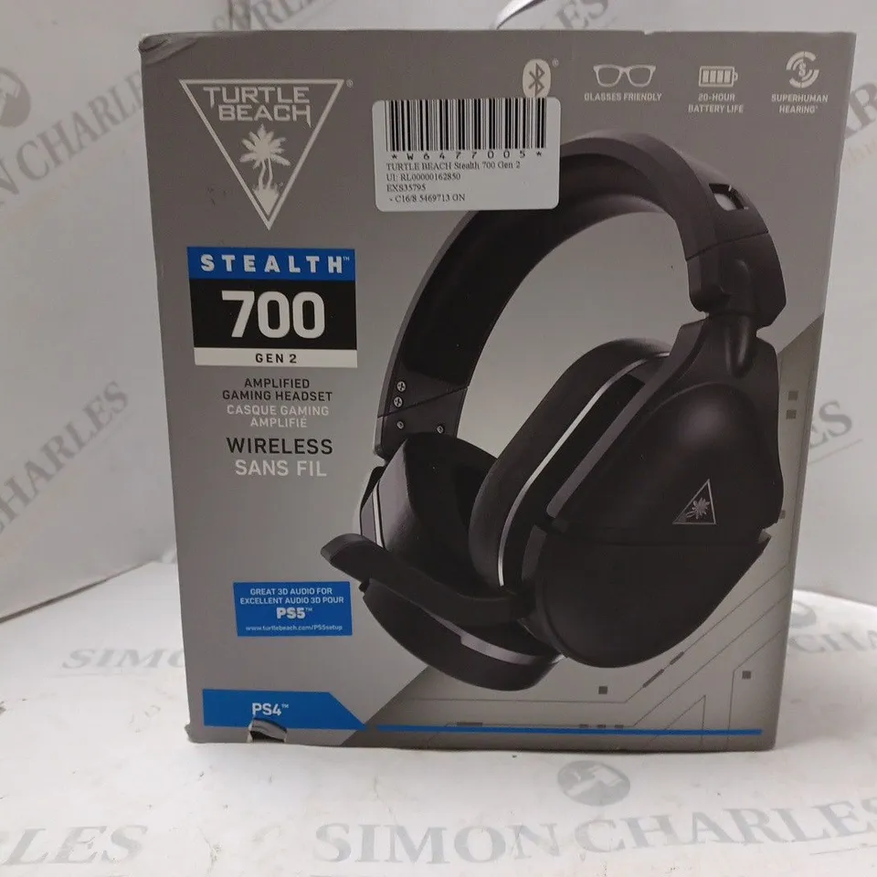 BOXED TURTLE BEACH STEALTH 700 GEN 2 WIRELESS PLAYSTATION HEADSET