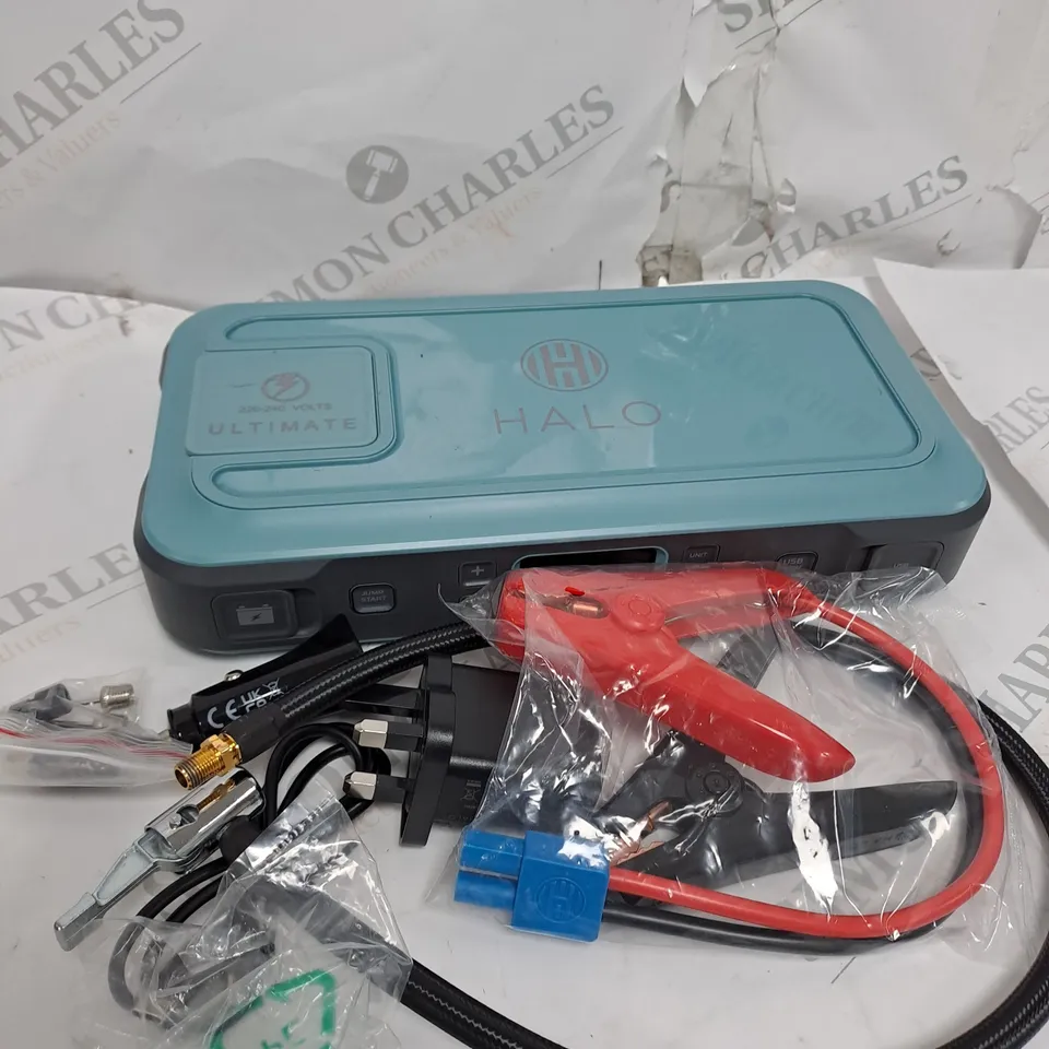 HALO BOLT ULTIMATE MAINS JUMP STARTER - MINT