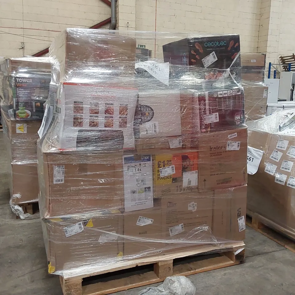 PALLET OF APPROXIMATELY 27 UNPROCESSED RAW RETURN HOUSEHOLD AND ELECTRICAL GOODS TO INCLUDE;