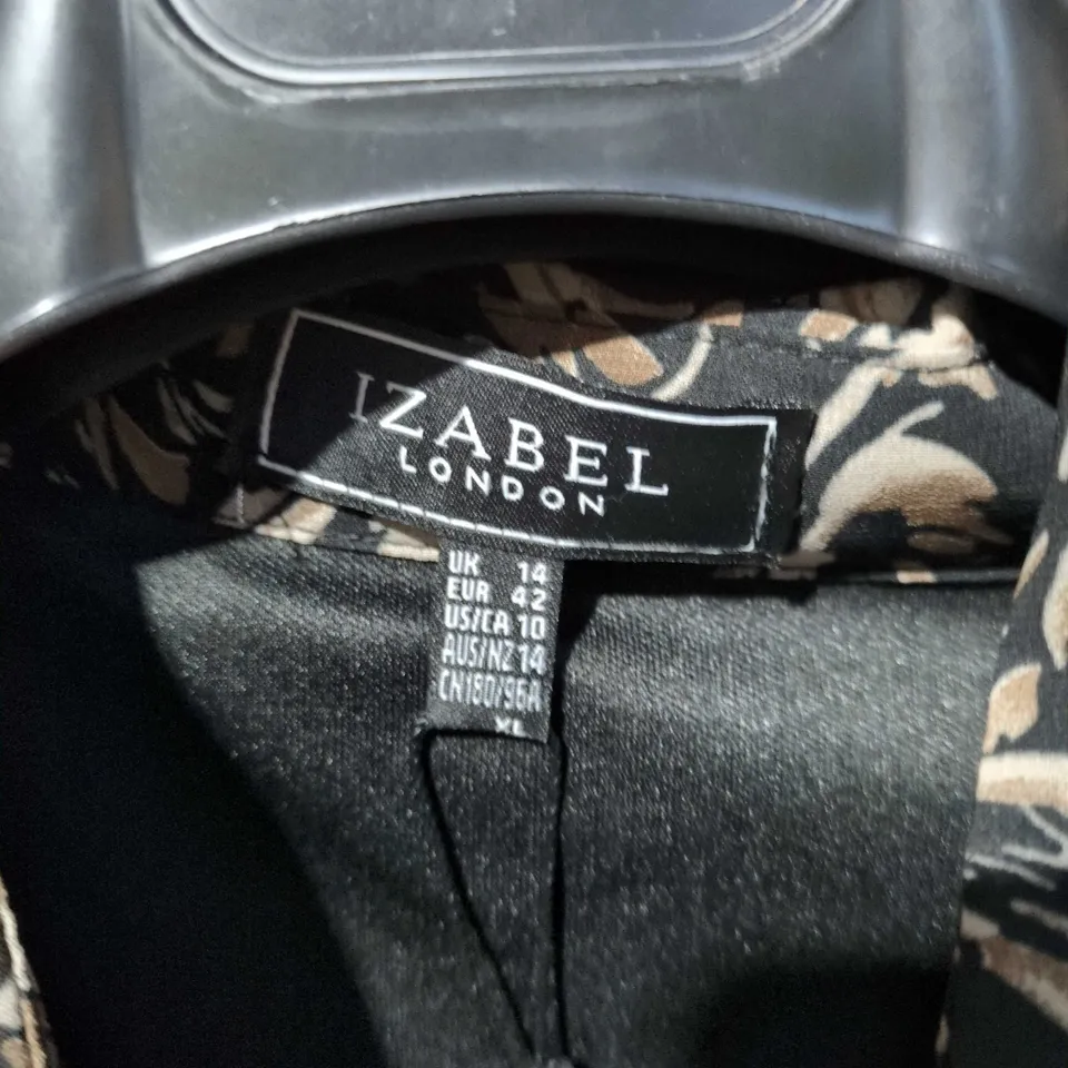 IZABEL LONDON WOMEN’S ANIMAL PRINT DRESS – UK 14