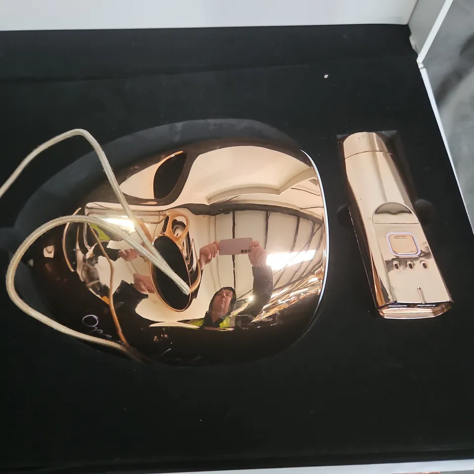 OPATRA LONDON CLEOMASK GOLD FACIAL MASK-CASE DAMAGED