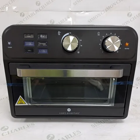BOXED COOK'S ESSENTIAL 21-LITRE AIRFRYER OVEN IN BLACK
