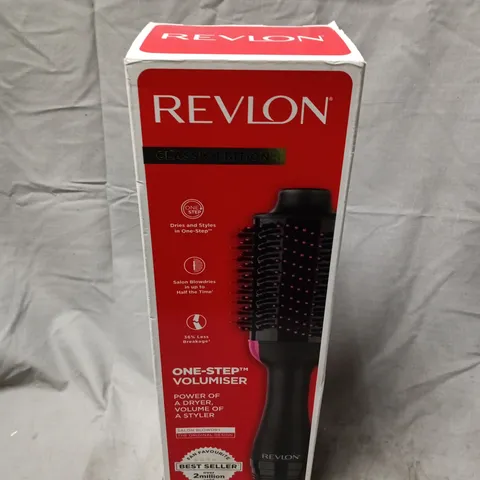 BOXED REVLON SALON ONE-STEP HAIR DRYER AND VOLUMISER