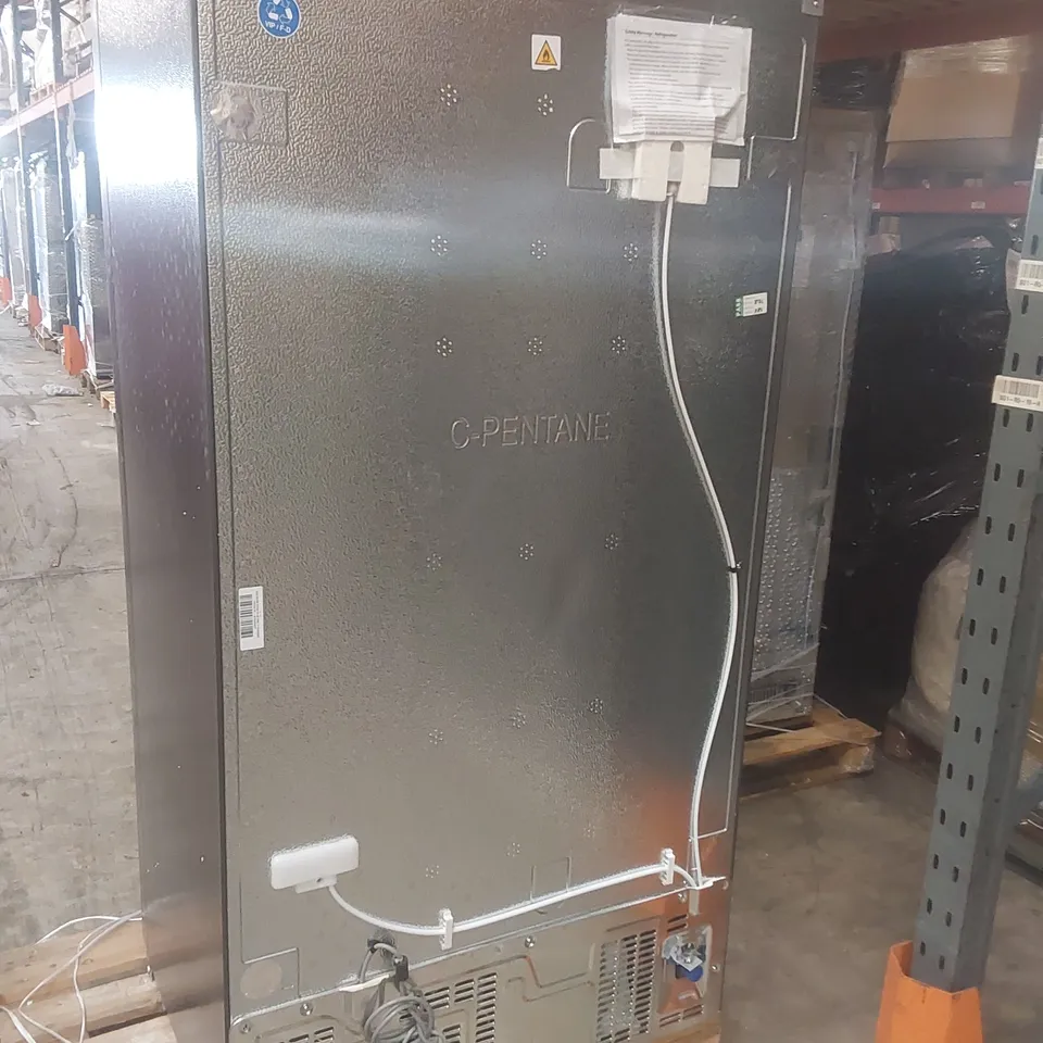 HOTPOINT HPG2 6573W XP4UK DUAL NO FROST AMERICAN-STYLE FRIDGE FREEZER - SILVER