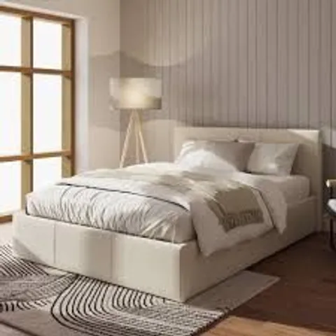 BOXED GFW DOUBLE NATURAL SIDE LIFT OTTOMAN BED (2 BOXES)