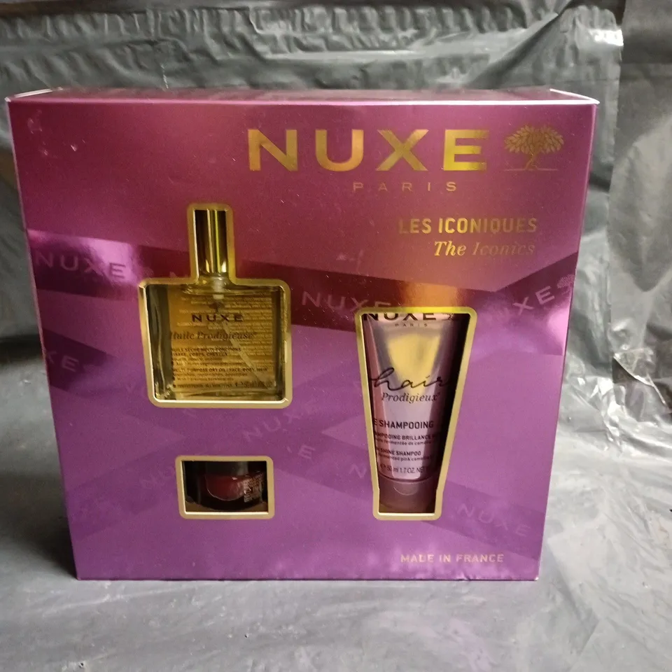 NUXE PARIS LES ICONIQUES THE ICONICS GIFT SET – 3-PIECE MINI COSMETICS SET