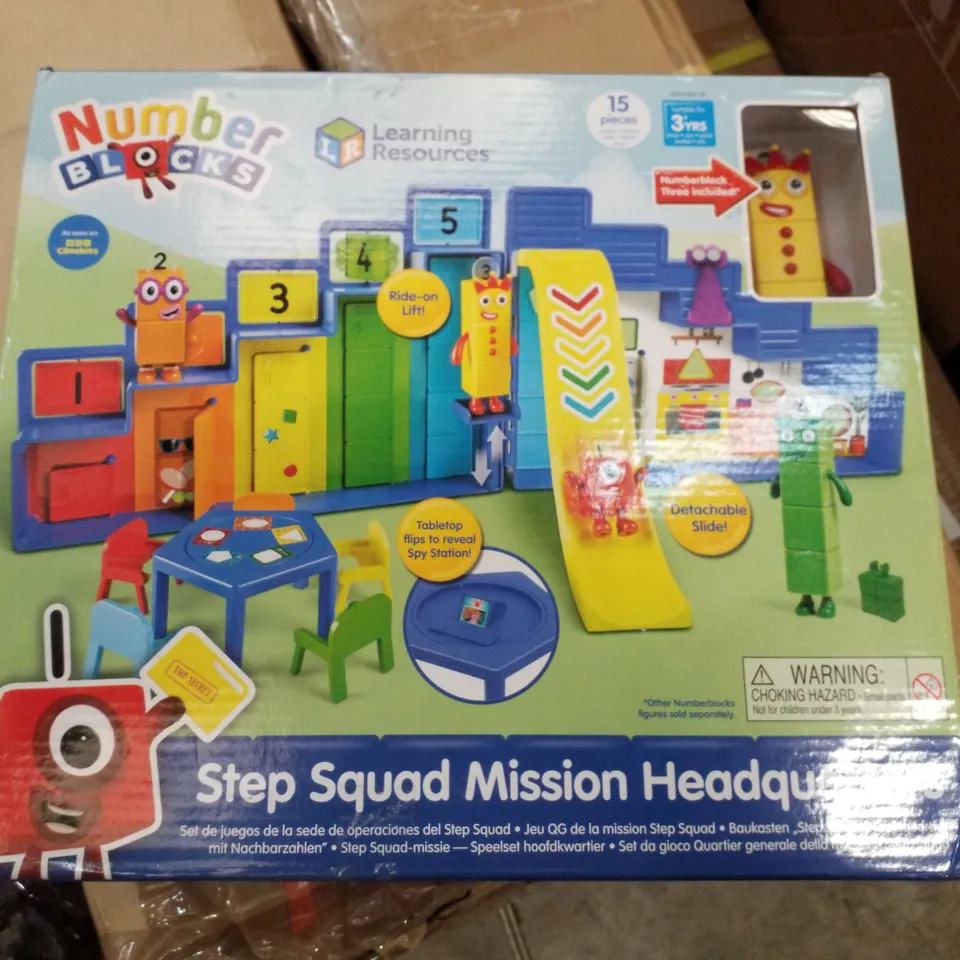 NUMBER BLOCKS STEP SQUAD MISSION HEADQUARTERS & NUMBERBLOCKS FRIENDS