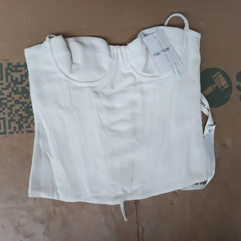 MARS THE LABEL CORSET IN CREAM SIZE 10