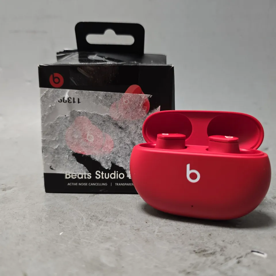 BOXED BEATS STUDIO BUDS IN RED