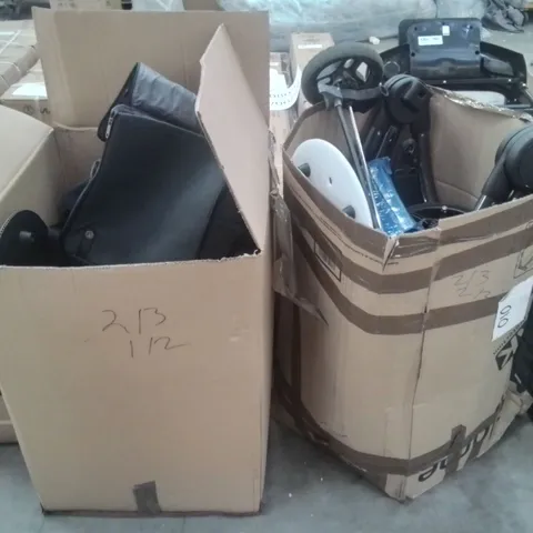 BOXED SET OF ICANDY STROLLER PARTS, PIECES AND ACCESSORIES (2 BOXES)