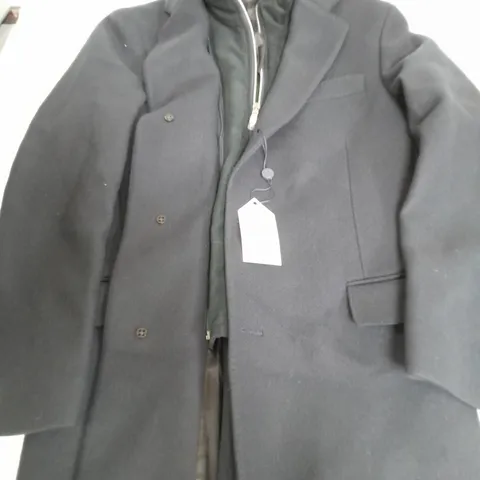 HACKETT N 14 SAVILE ROW CASH W/BIB COAT IN NAVY - 36R