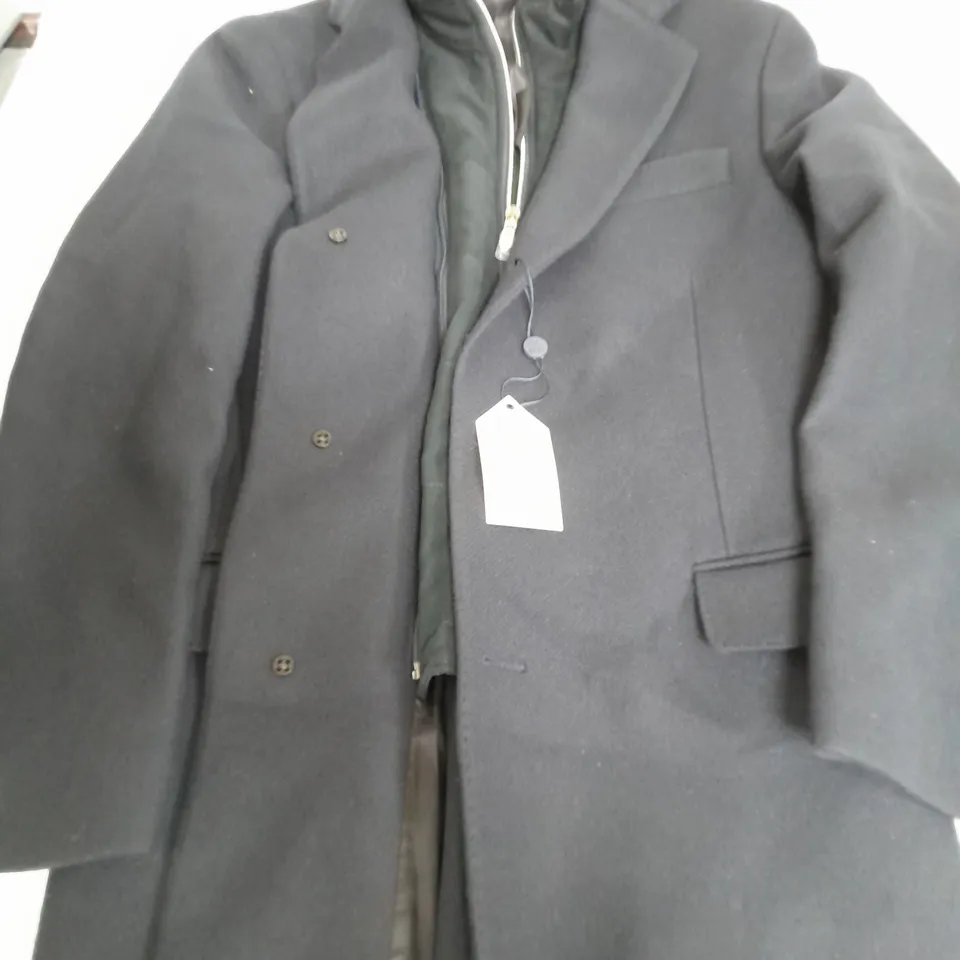 HACKETT N 14 SAVILE ROW CASH W/BIB COAT IN NAVY - 36R