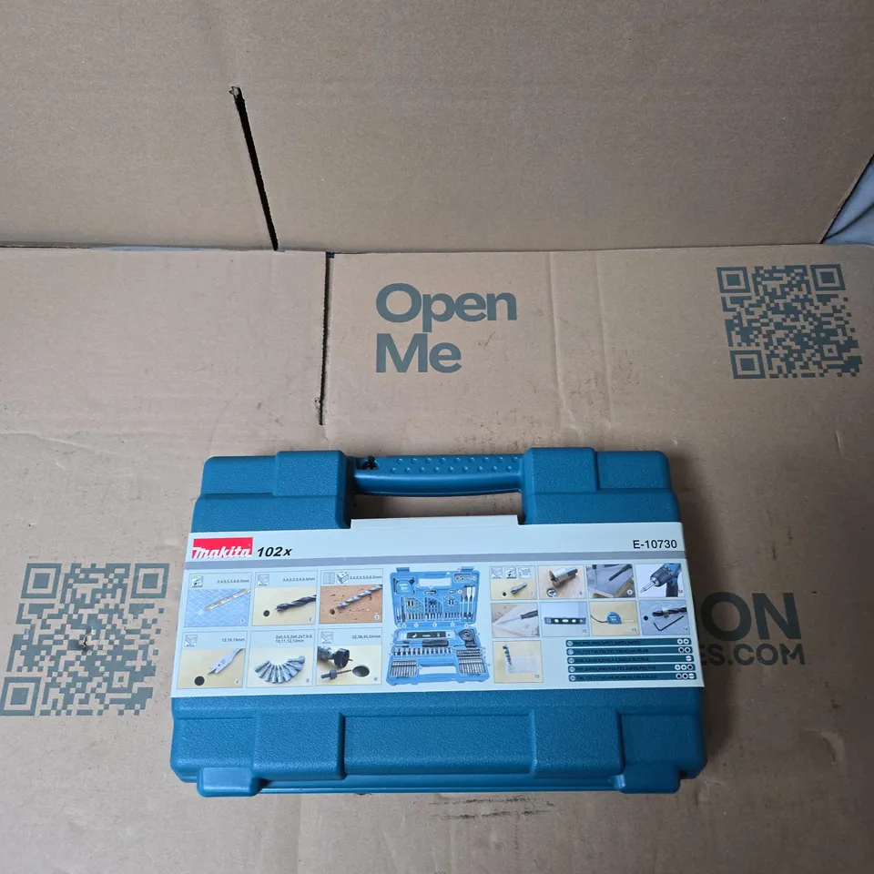 MAKITA 102X TOOLKIT IN BLUE PLASTIC CASE (E-10730)