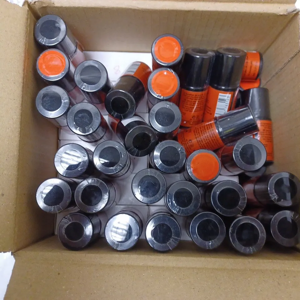 BOX OF APPROXIMATELY 50 X 8ML VIALS OF ALESSANDRO STRIPLAC NAIL POLISH IN CLASSIC RED