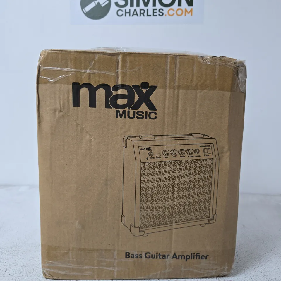 MAX MUSIC BASS GUITAR AMPLIFIER – BOXED
