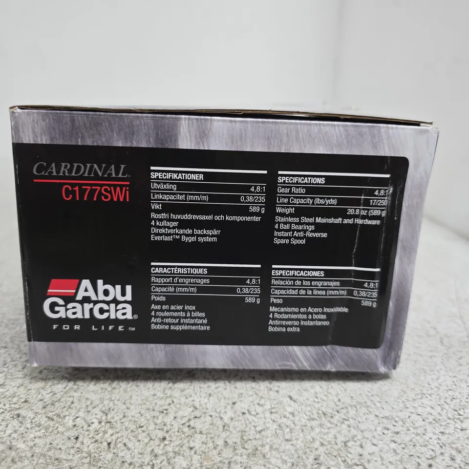 ABU GARCIA CARDINAL C177SWI FISHING REEL