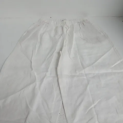 ZARA WHITE WOMEN'S TROUSERS - EU L / US L