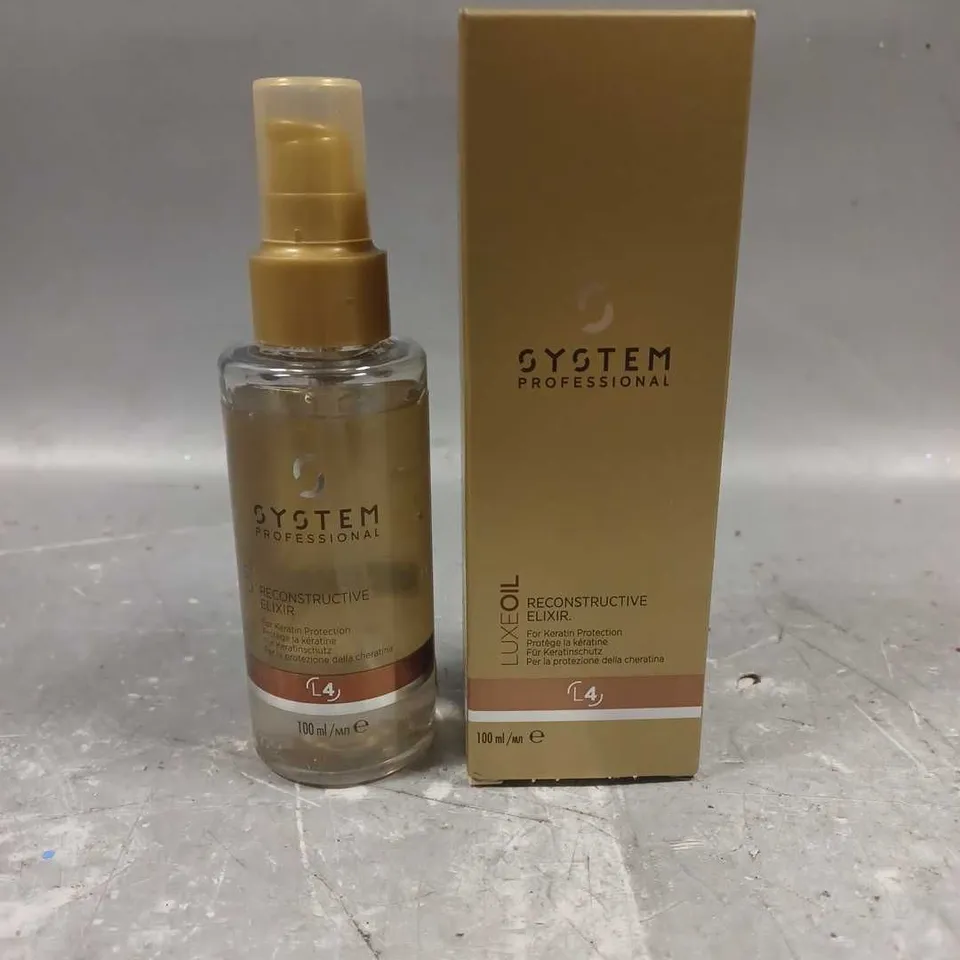 BOXED SYSTEM PROFESSIONAL LUXE OIL RECONSTRUCTIVE ELIXIR 100ML