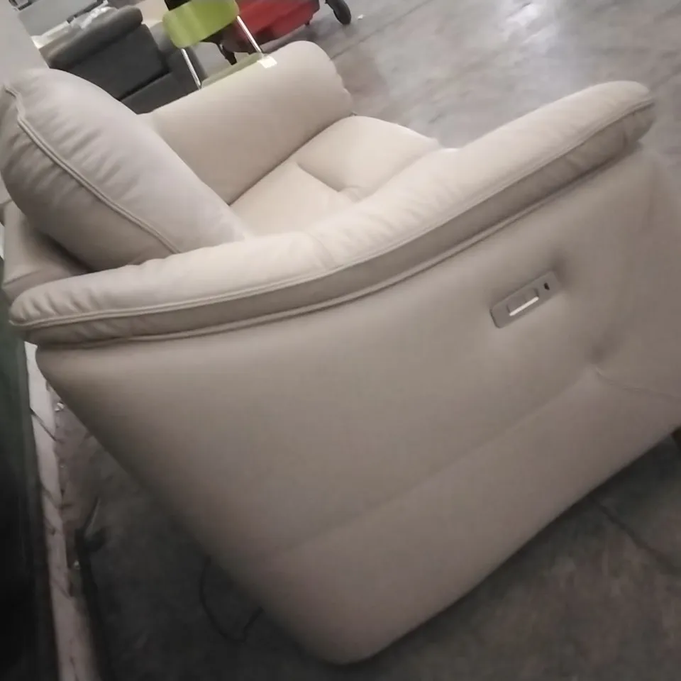QUALITY G-PLAN BRITISH MADE HARDWOOD FRAMED JACKSON TWO SEATER CAMBRIDGE PLASTER POWER RECLINING SOFA