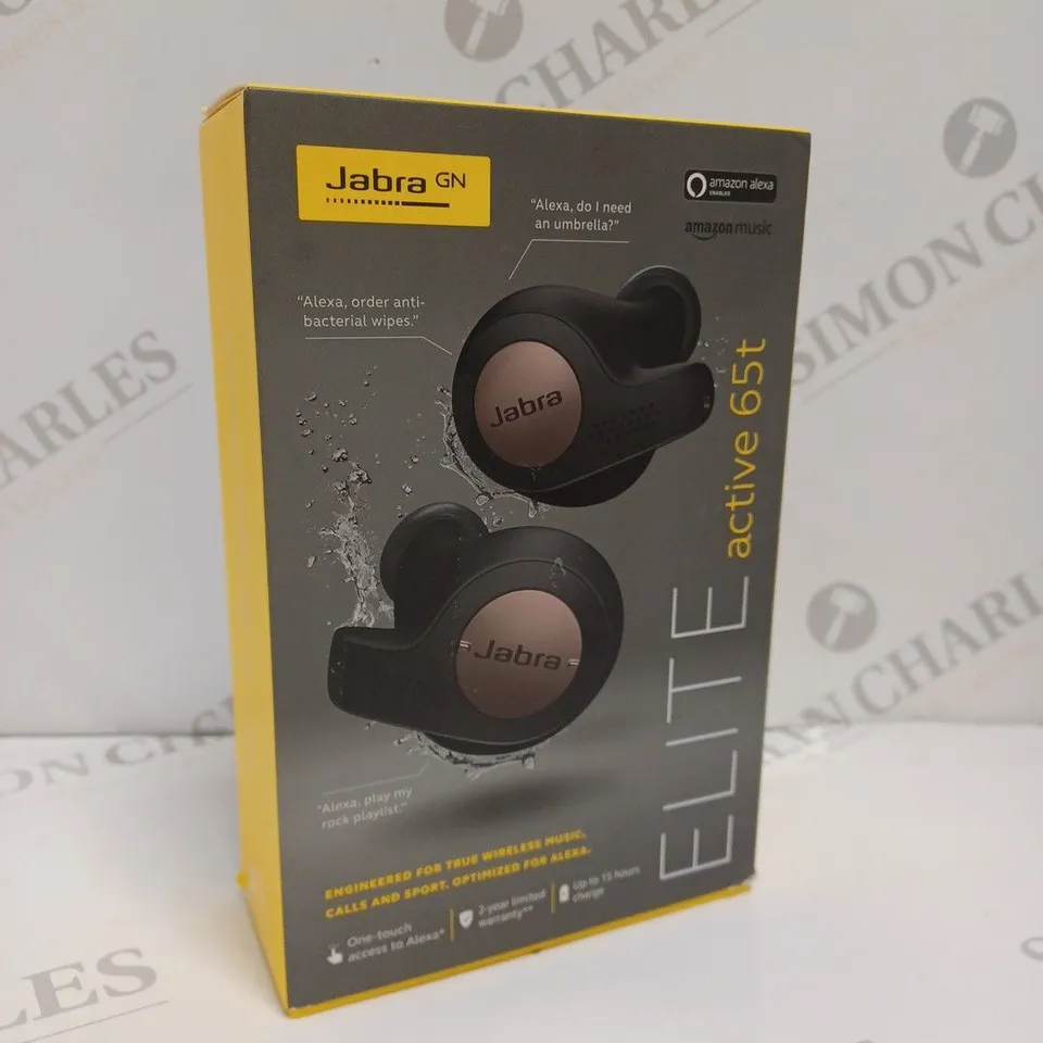 BOXED JABRA ELITE ACTIVE 65T EARBUDS 