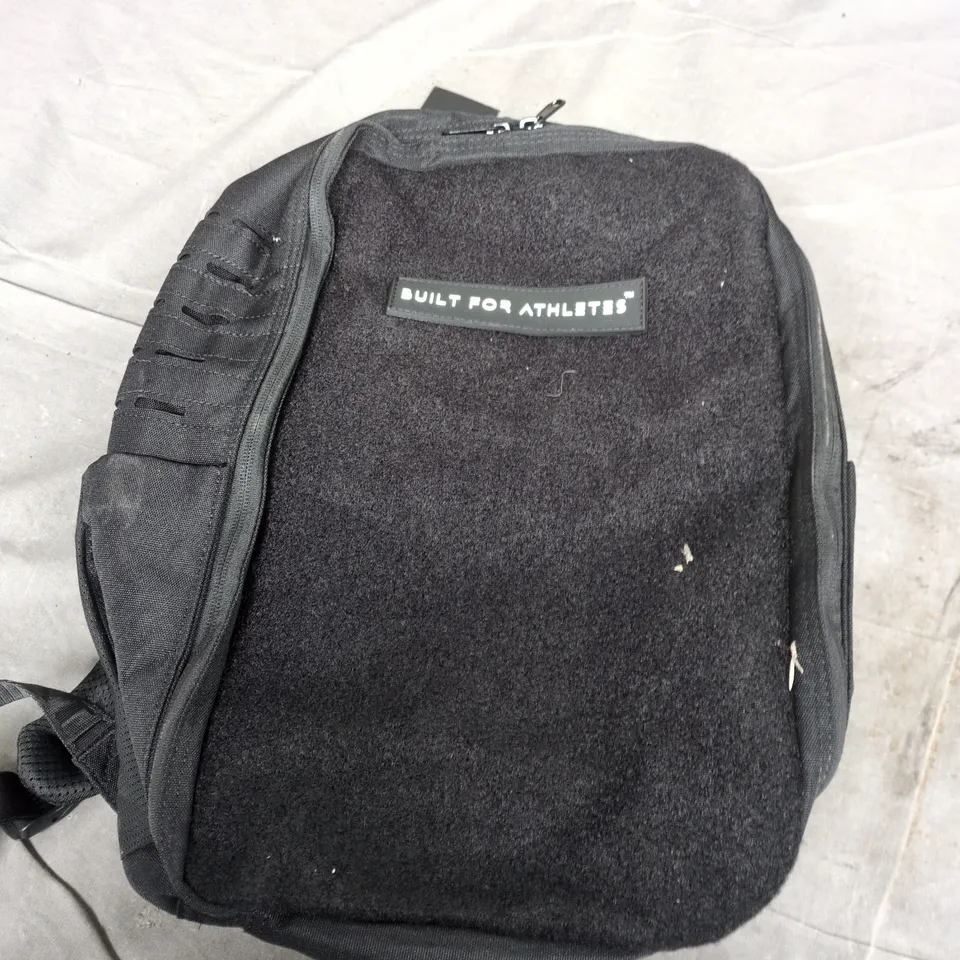 BUILT FOR ATHLETES BLACK BACKPACK