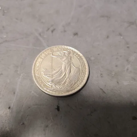 BRITANNIA 1 OZ BRITANNIA COIN 999. FINE SILVER COIN