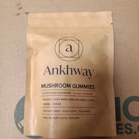 ANKHWAY MUSHROOM GUMMIES – 60 GUMMIES