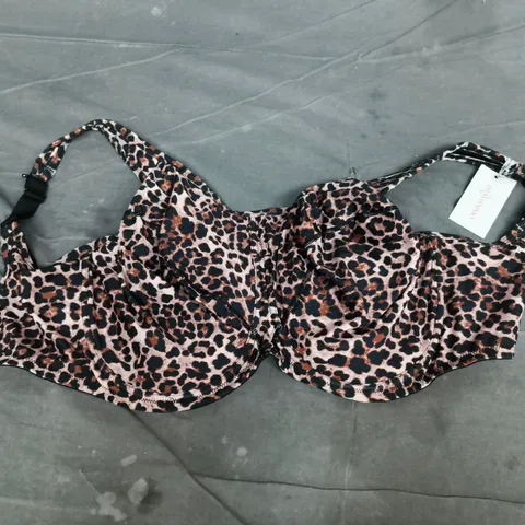 BRAVISSIMO APOLLO HIGH PERFORMANCE BRA IN LEOPARD PRINT - UK 34L