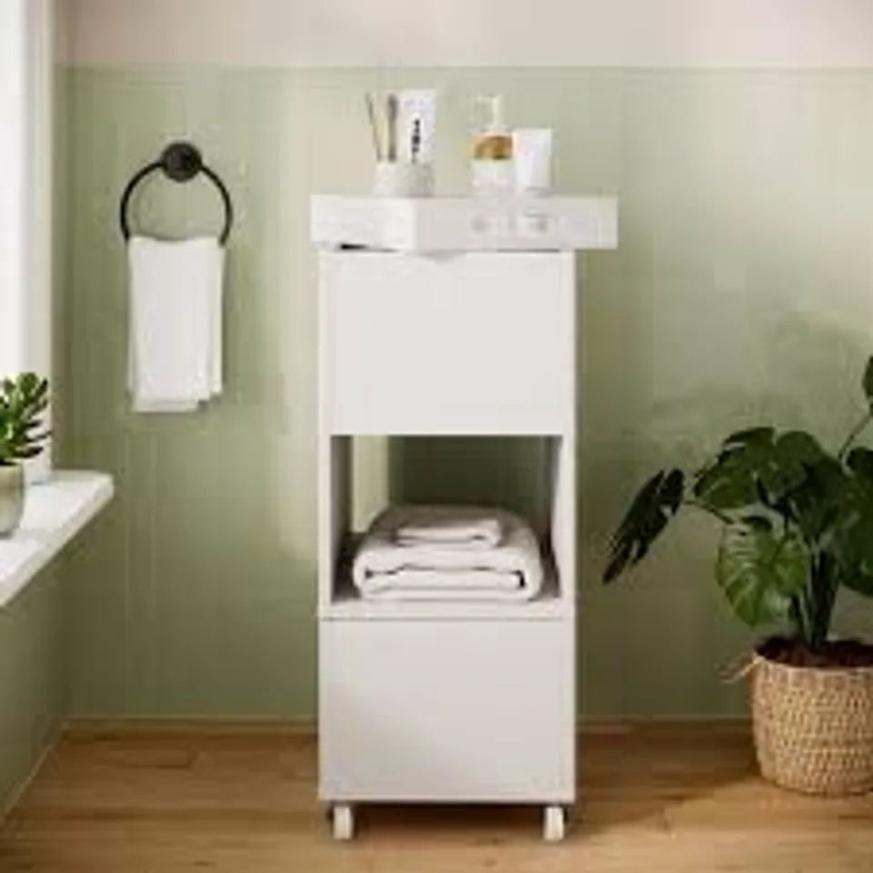 BOXED SAWYER STORAGE CADDY - WHITE (1 BOX)