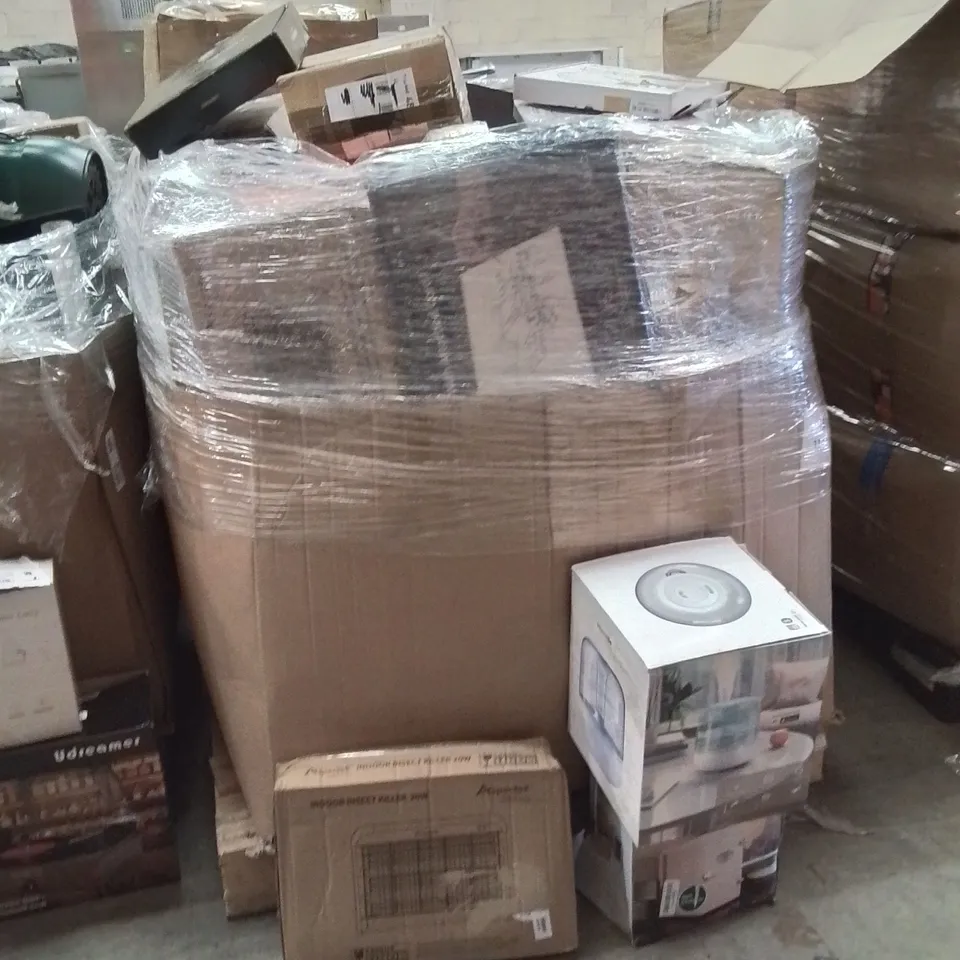 PALLET CONTAINING A LARGE QUANTITY OF ELECTRICAL PRODUCTS TO INCLUDE;INSECT KILLER MACHINE,MINI FRIDGE,HUMIDIFIER 