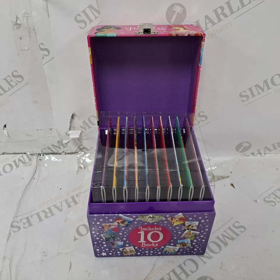 DISNEY PRINCESS MY LITTLE LIBRARY - 10 BOOKS RRP £19.99