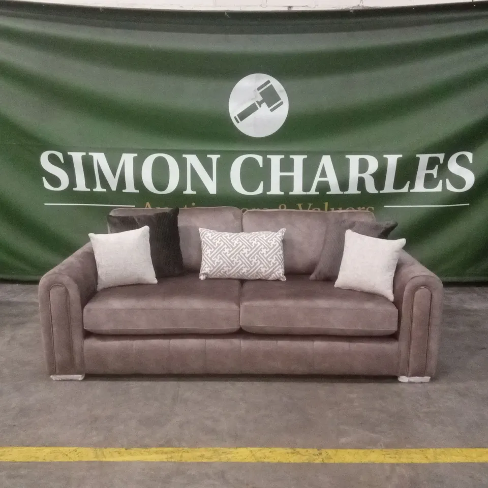 AMARA 3 SEATER SOFA - CHOCOLATE RRP £1499