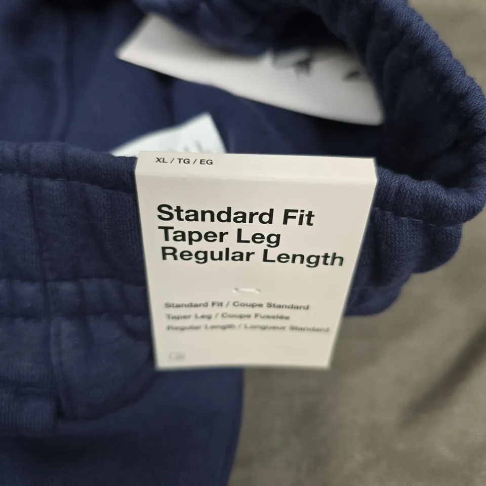 NIKE JOGGERS – NAVY, STANDARD FIT, TAPER LEG, XL