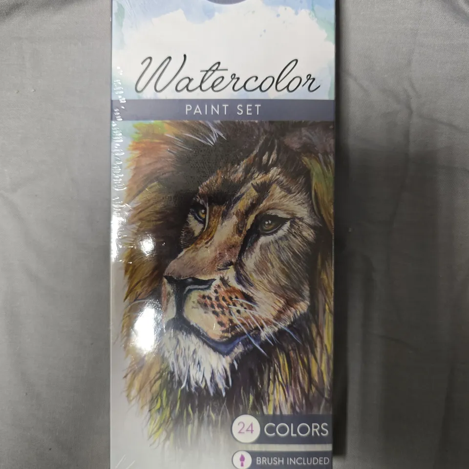MOZART WATERCOLOR PAINT SET – 24 COLORS, BRUSH INCLUDED APPROXIMATELY 10 PCS 