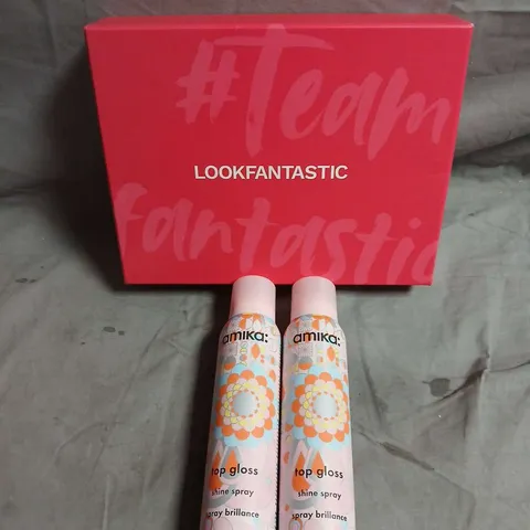 AMIKA TOP GLOSS SHINE SPRAY SET