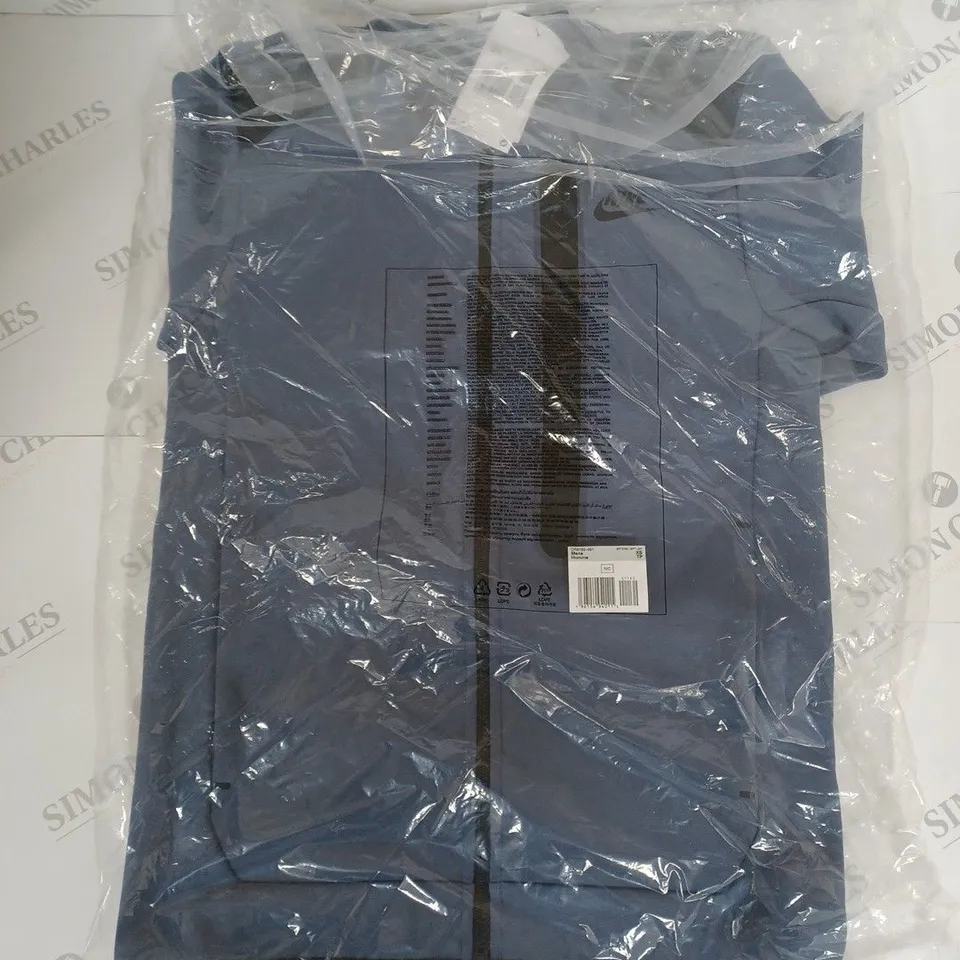 NIKE ZIP THROUGH TECH FLEECE IN NAVY SIZE XS